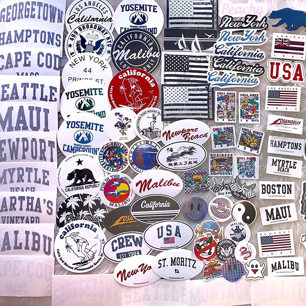 25 Random brandy stickers ft or 10 💋